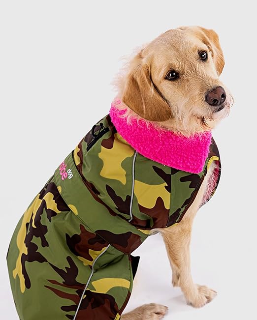Dog Coat - Waterproof & Windproof with Fleece Lining